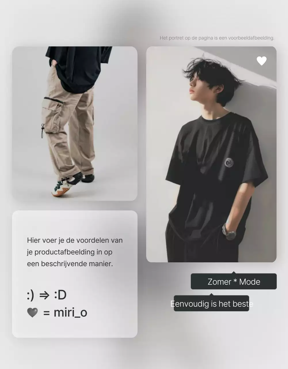 Promoot je foto lay-out behoeften in een trendy fashion mall in grijs en lichtblauw