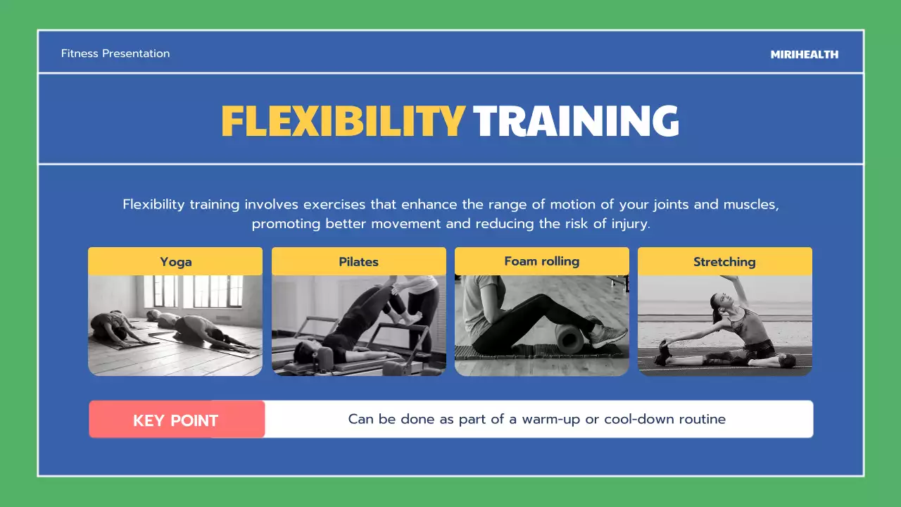 Blue Simple Fitness Guide Presentation