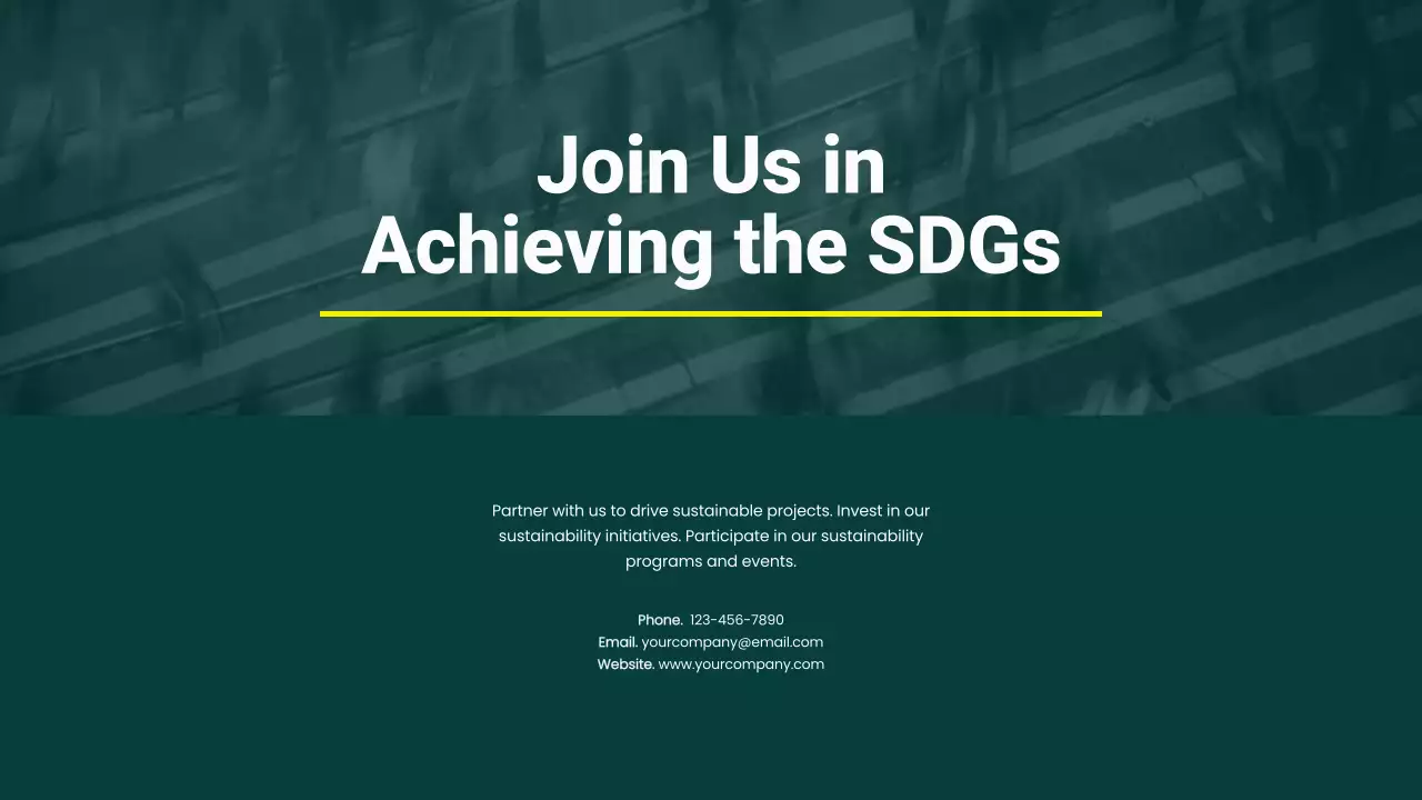 Green Modern Sustainability Presentation