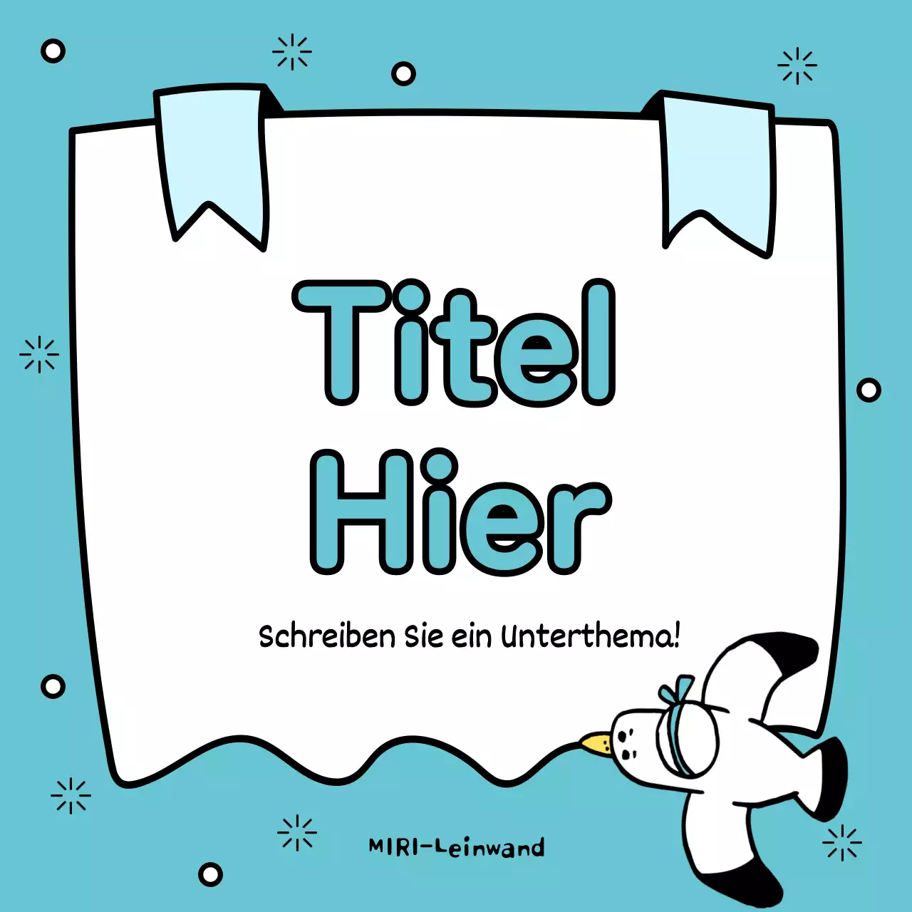 Eine Sammlung hübscher Sommertitel in Gelb und Hellblau