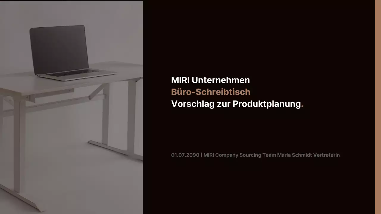 Einfacher Merchandising-Vorschlag in Braun und Beige