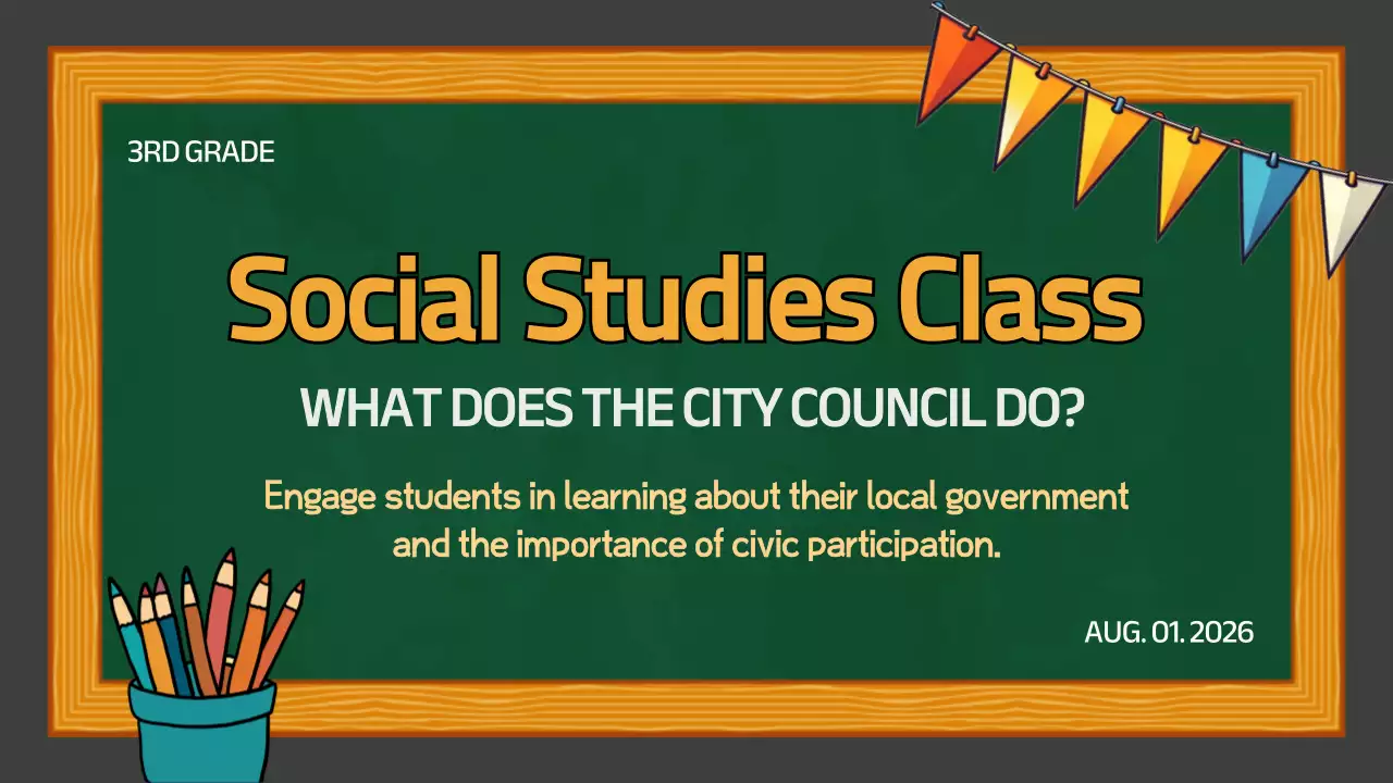 Green Traditional Education Guide Presentation