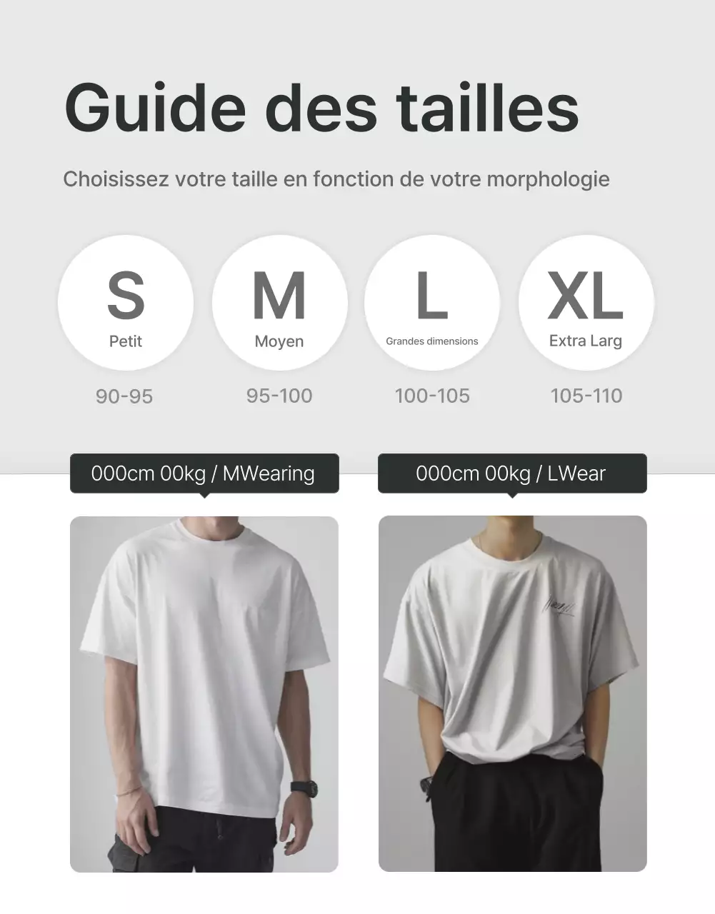 Annonces et précautions dans le centre commercial de la mode en gris et bleu clair