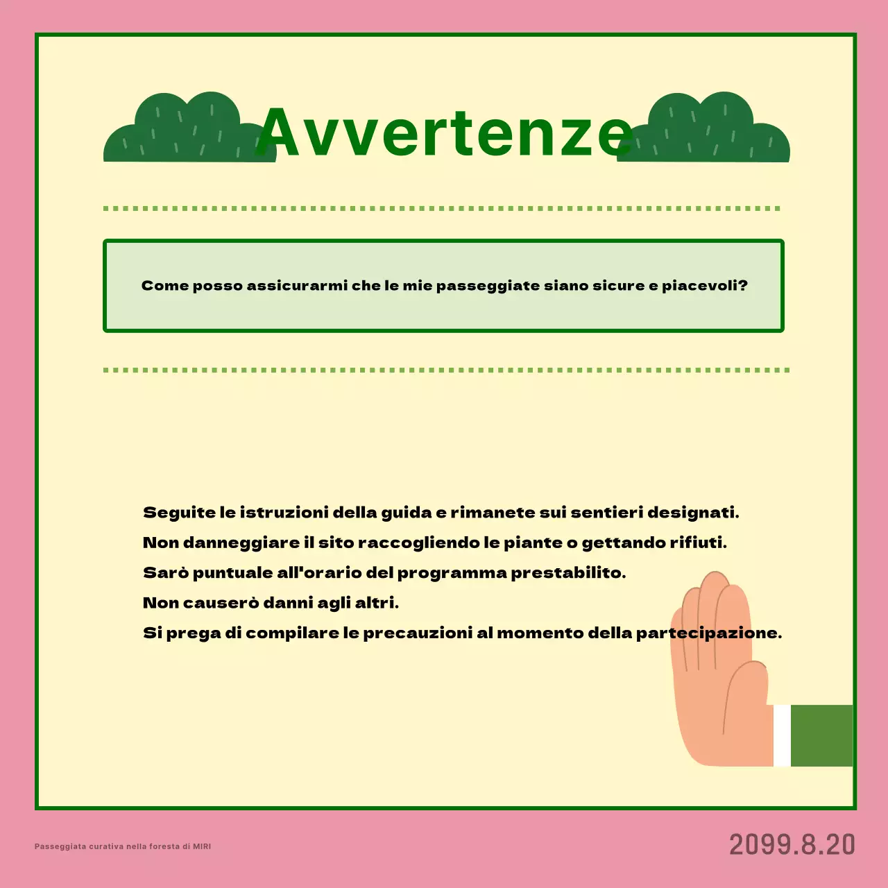 Promuovere il programma Pink Walk