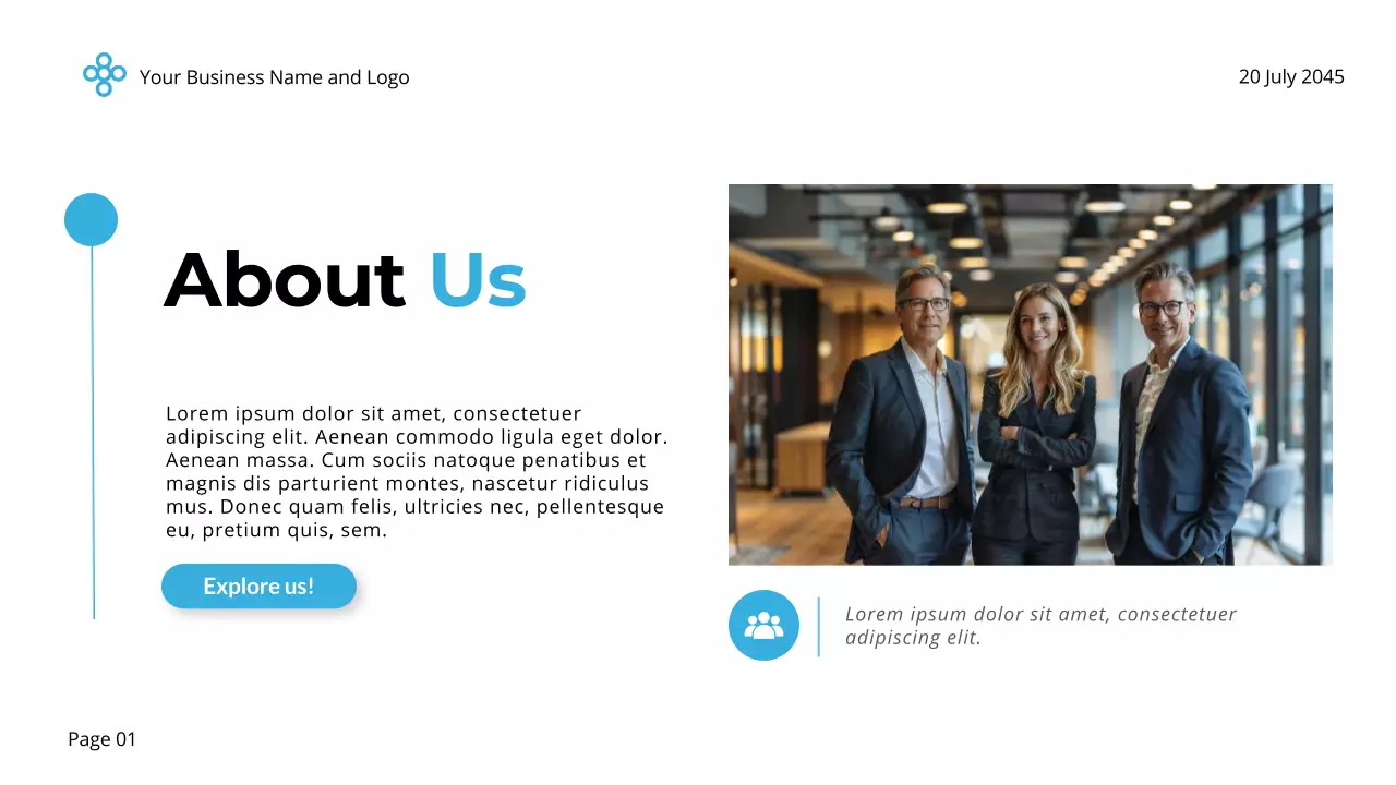 Blue Modern Business Presentation