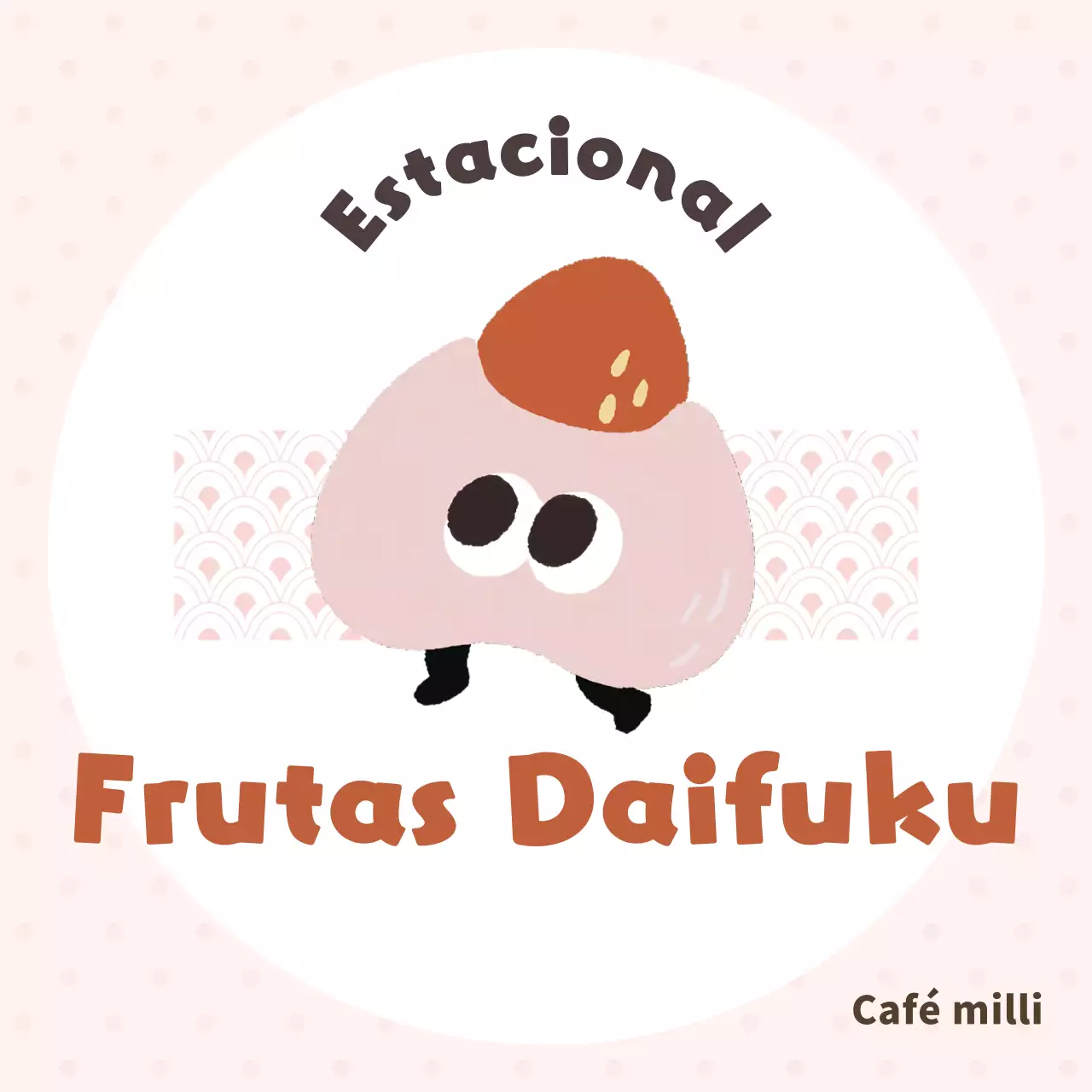 Promociona un bonito menú en rosa y rojo