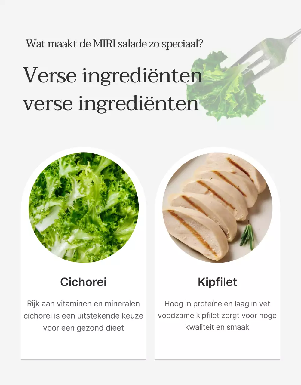 Promoot een eenvoudige salade van witte en lichte groene bonen