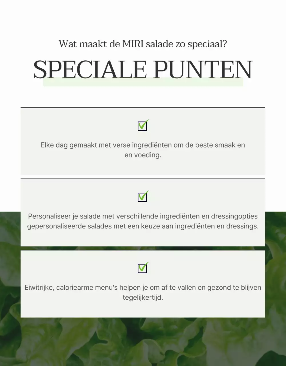 Promoot een eenvoudige salade met witte en groene bonen