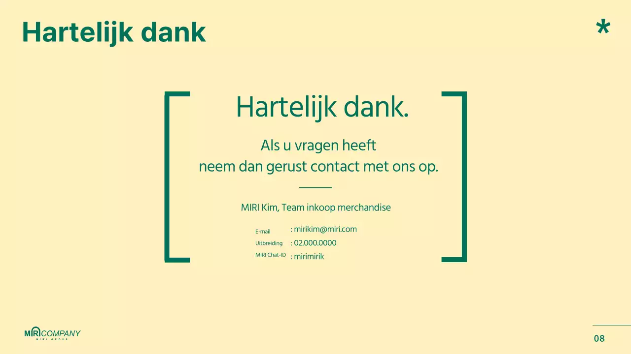 Rapporten voor productplanning groen gemarkeerd