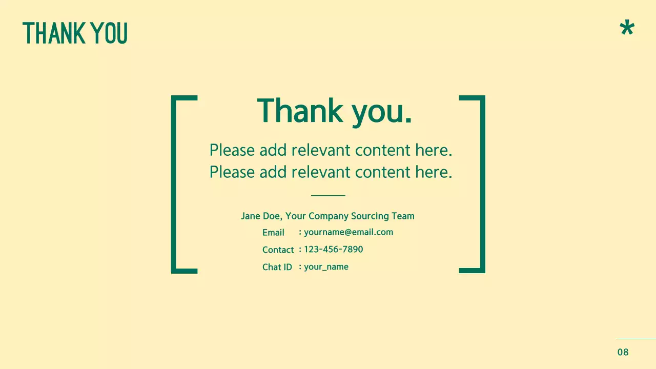 Green Minimal Business Plan Presentation