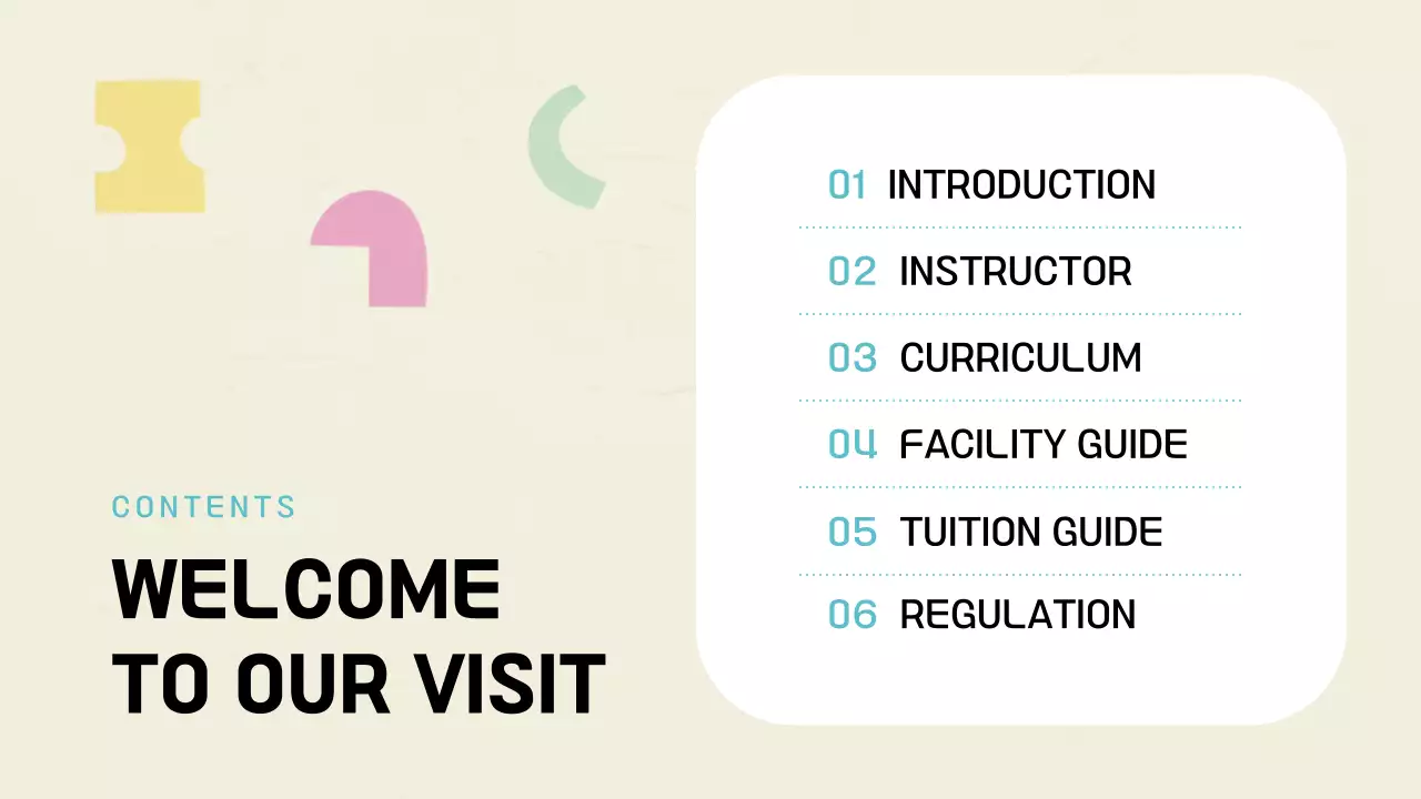 Beige Minimal Art Guide Presentation