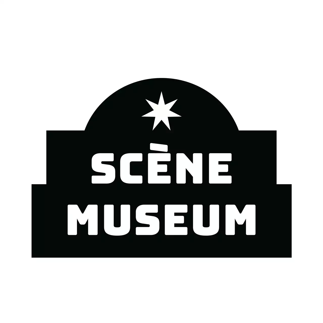 Grafisch ontwerp met een unieke uitstraling dat de vorm van een gebouw nabootst