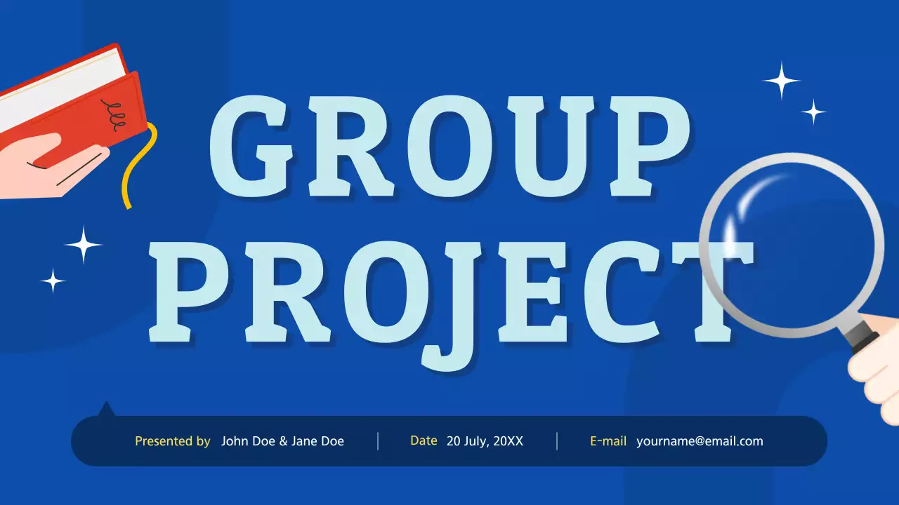 Blue Modern Group Project Presentation