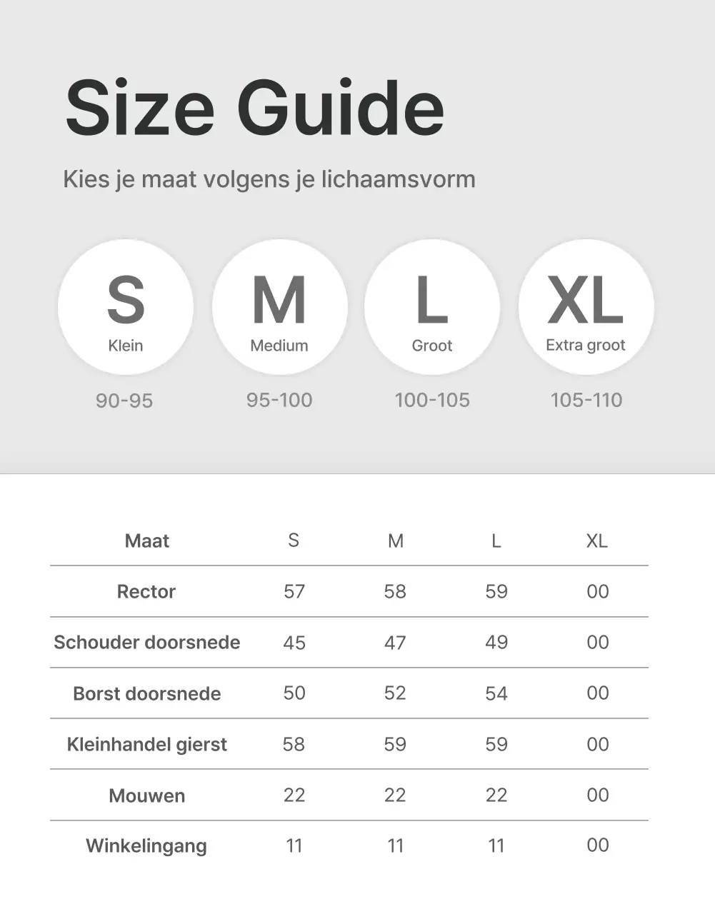 Aankondigingen en voorzorgsmaatregelen in het trendy modecentrum in grijs en lichtblauw