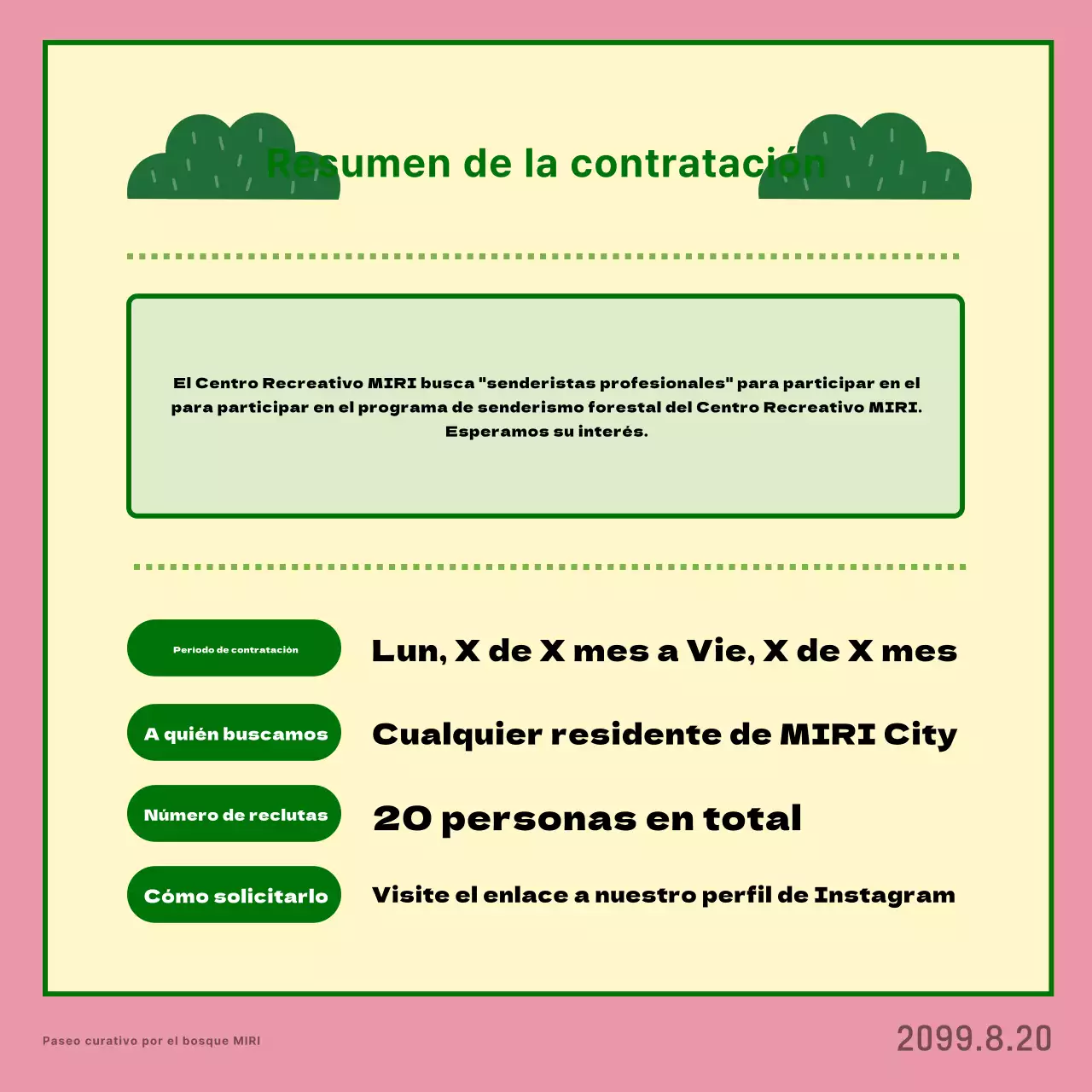 Promover el programa de la marcha rosa