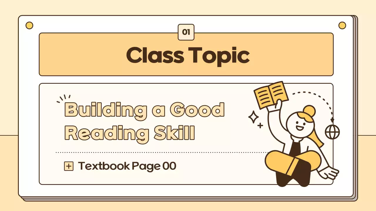 Beige Simple Reading Guide Presentation