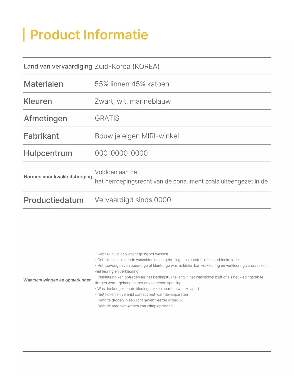 Aankondigingen en voorzorgsmaatregelen in het trendy modecentrum in grijs en lichtblauw