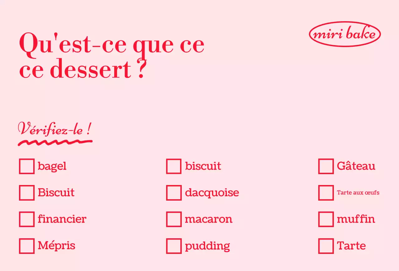 Guide de conservation des desserts sur fond pastel