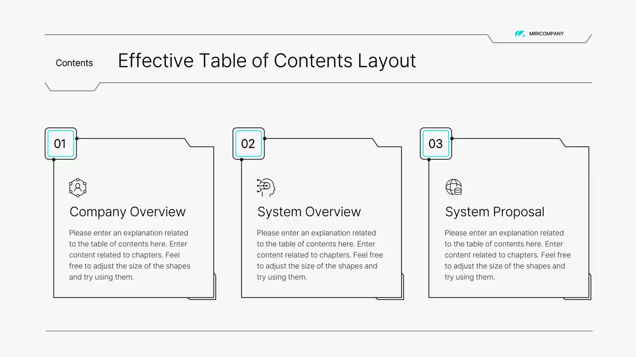 White Modern Electronic Presentation