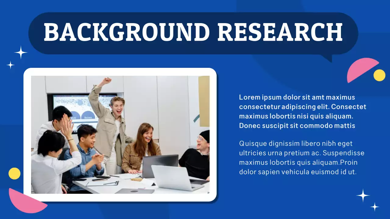 Blue Modern Group Project Presentation