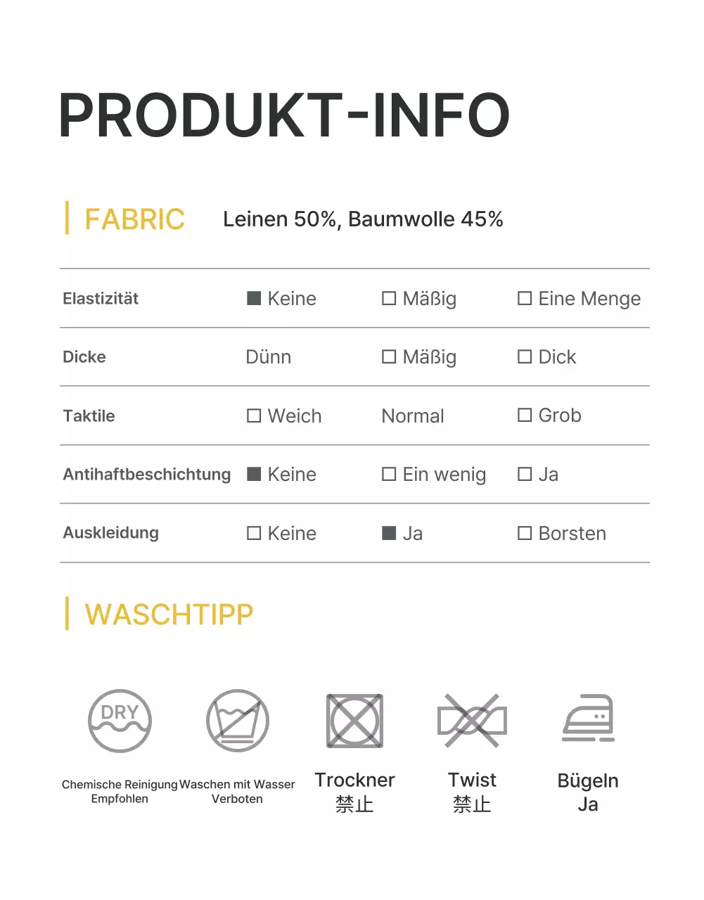 Ankündigungen und Vorsichtsmaßnahmen im trendigen Modezentrum in Grau und Hellblau