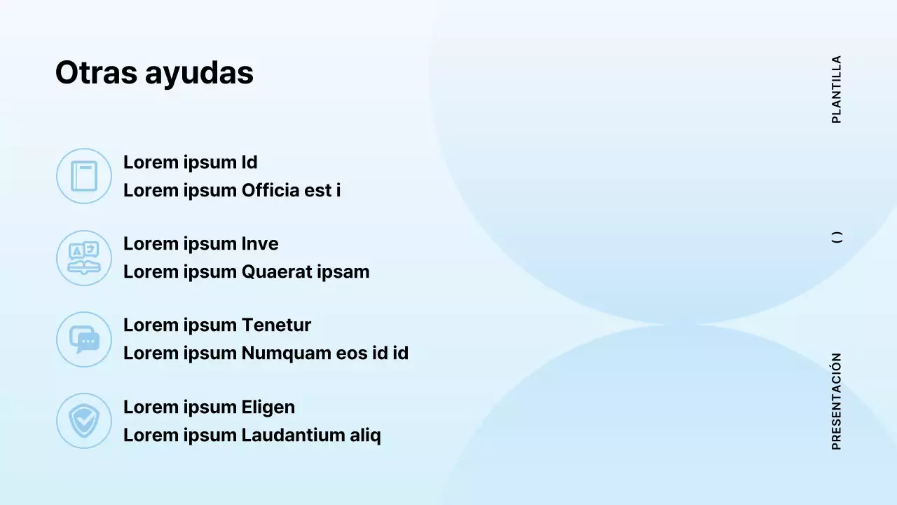 Propuesta de libro minimalista en azul claro y menta