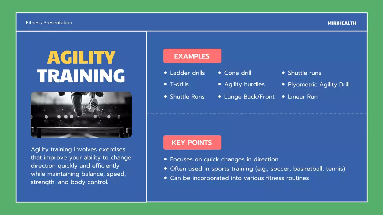 Blue Simple Fitness Guide Presentation