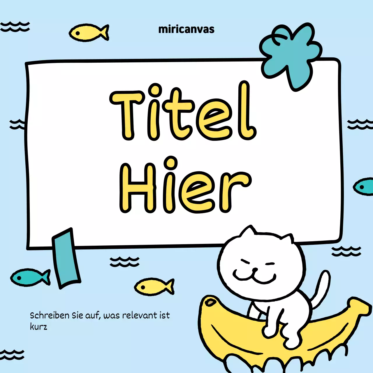 Bewerben Sie Ihre Sommerveranstaltungen mit Gelb und Hellblau