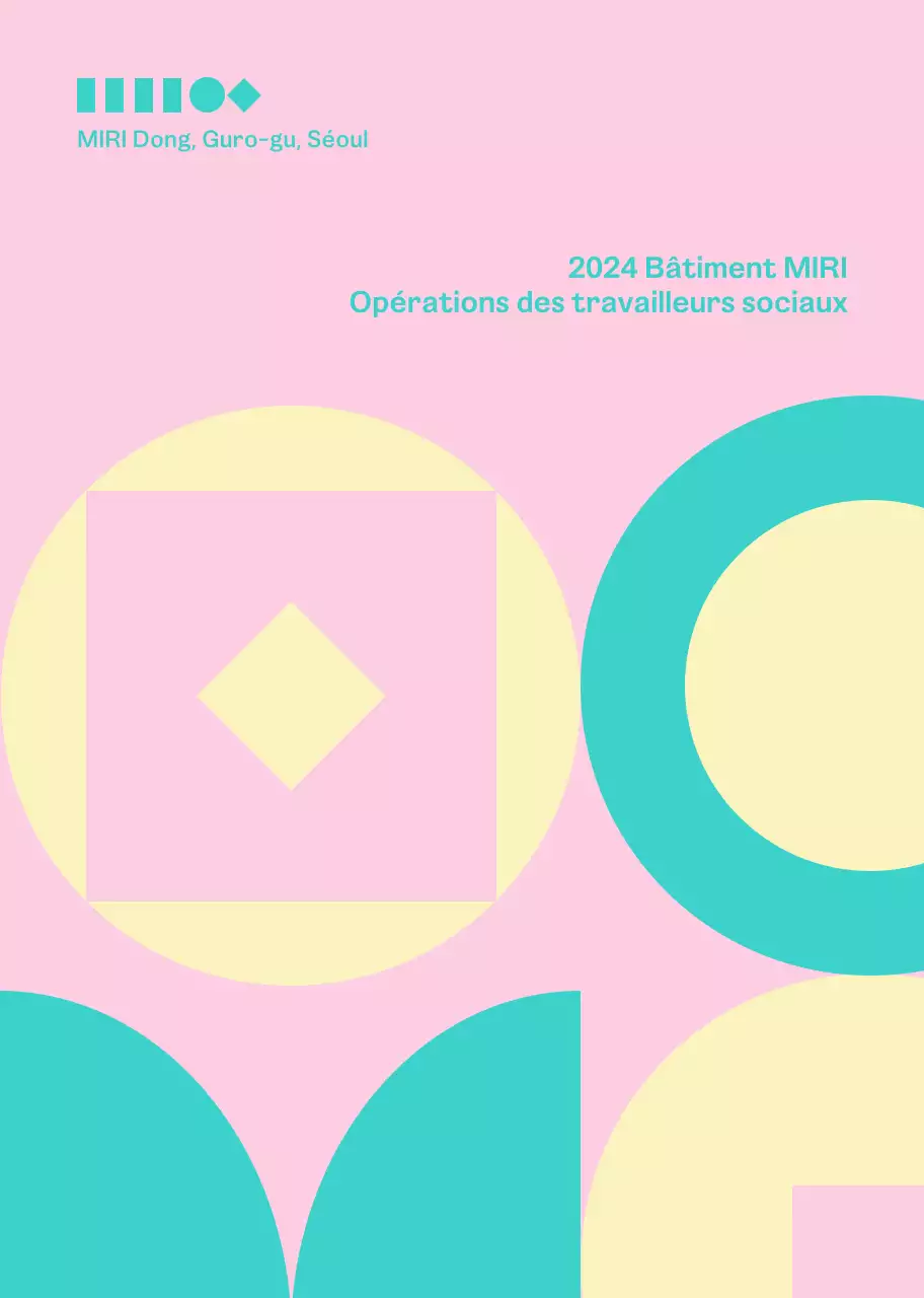 Brochure sur le centre d'aide sociale chaleureux et accueillant avec des fleurs