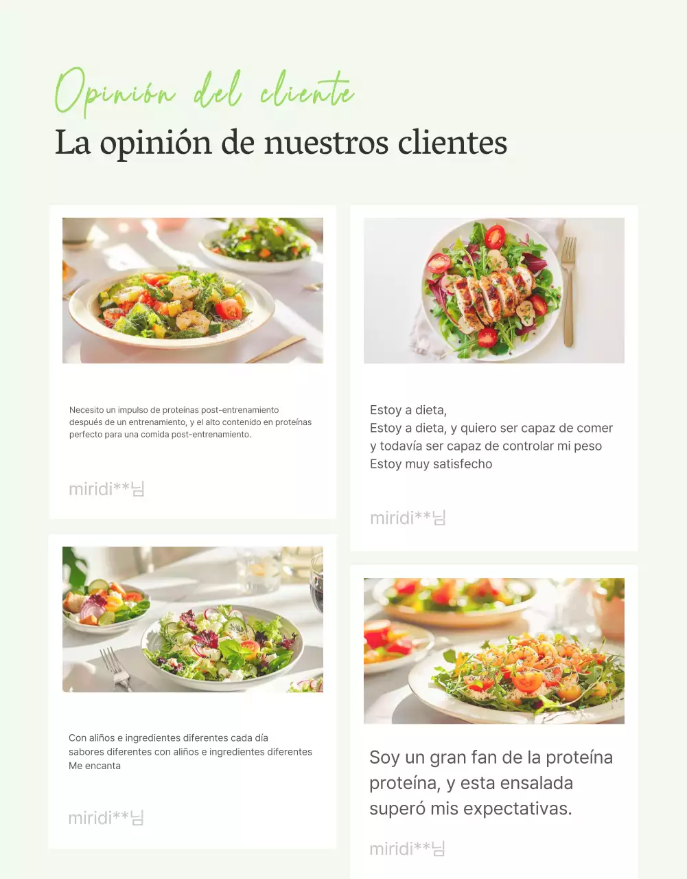 Promover un evento de revisión de ensalada simple en blanco y frijoles de loto