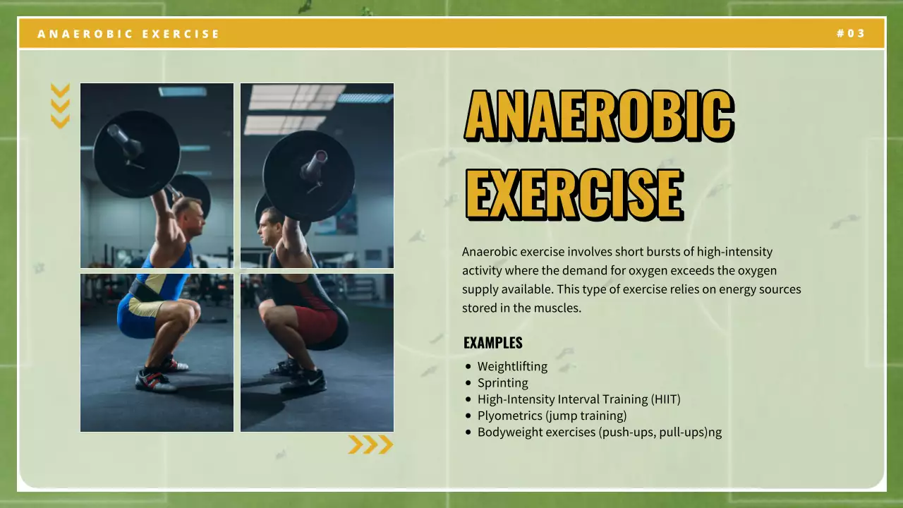 Green Modern Exercise Presentation