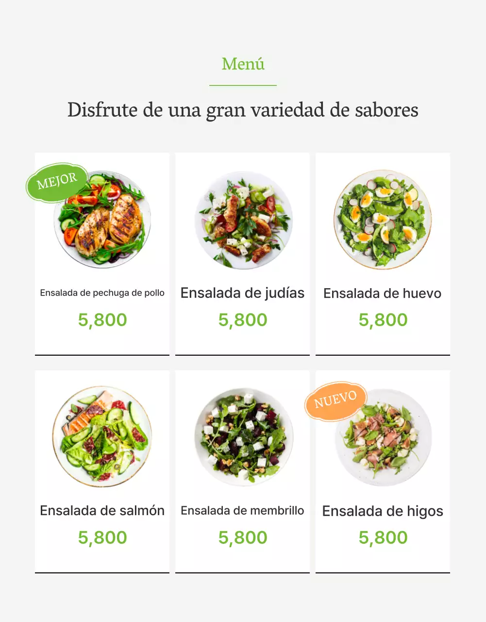 Promover un simple detalle de ensalada de judías verdes blancas y claras