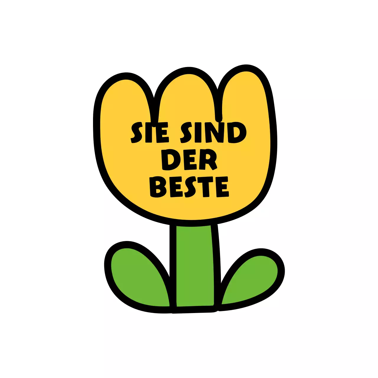 Niedliche, personalisierte Waren mit floralen Illustrationen und Sprüchen