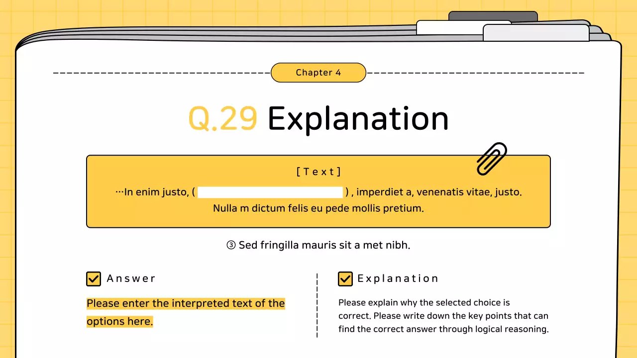 Yellow Modern Academic Template Presentation