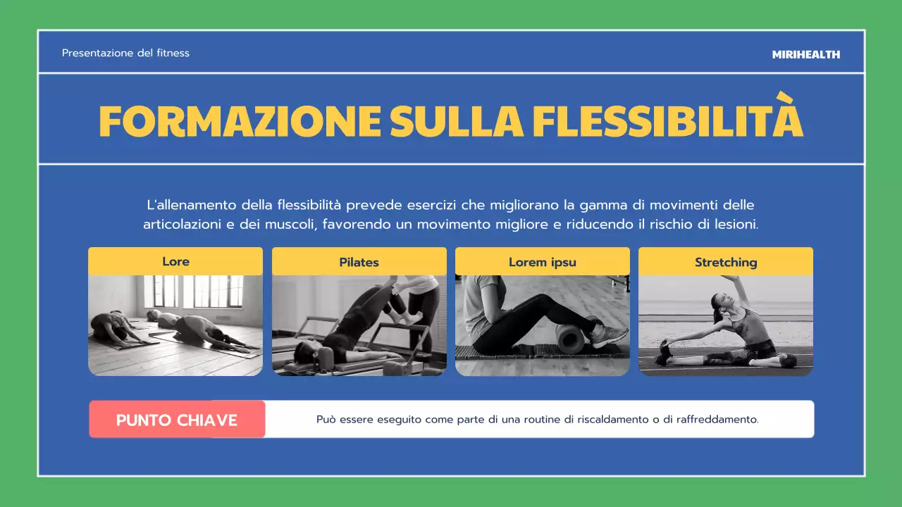 I benefici dell'esercizio fisico blu e verde Risorse educative