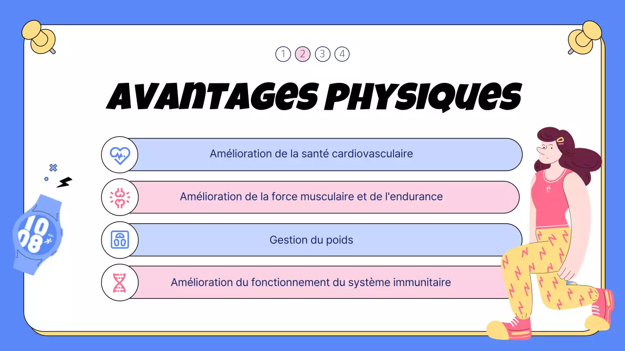 Matériel de sport scolaire bleu et rose très tendance