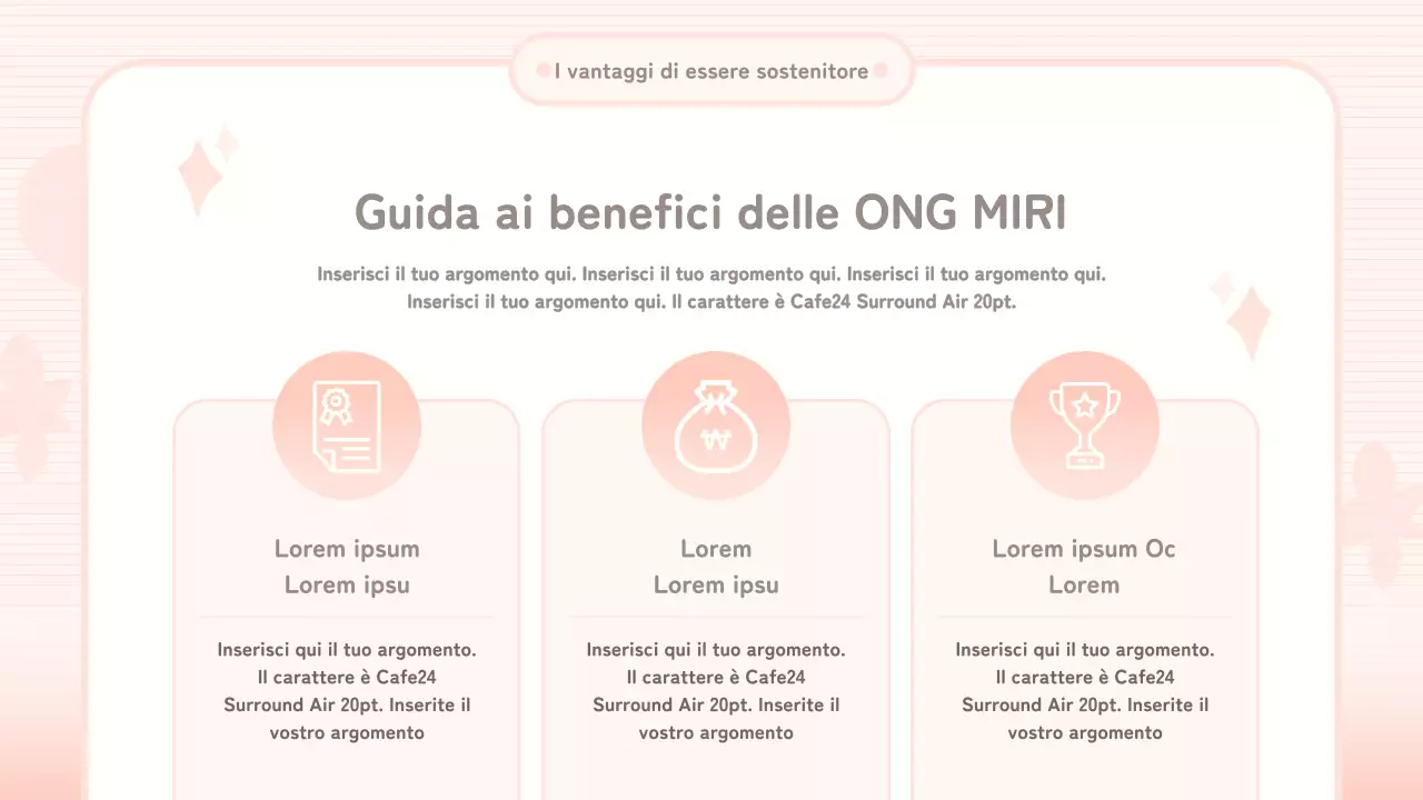 Materiale didattico per i corpi rosa e rossi