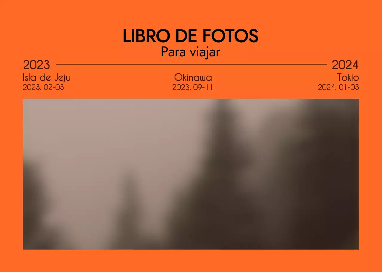 Un álbum de fotos de paisajes personales con un toque sentimental