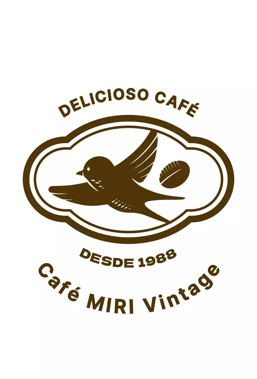 Café en grano con aire retro