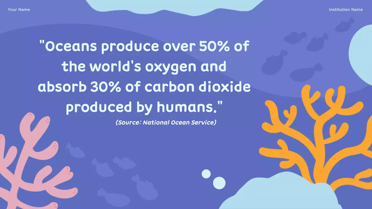 Blue Simple Plastic Waste Guide Presentation