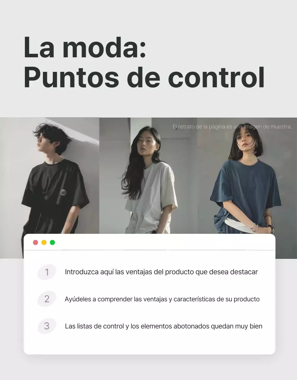 Promover puntos de control en centros comerciales de moda en gris y azul claro
