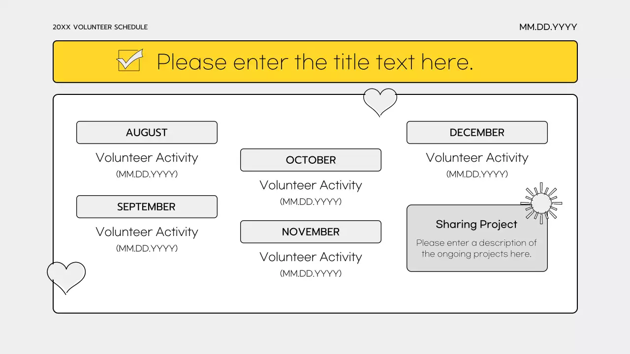 Simple yellow and gray corps training materials