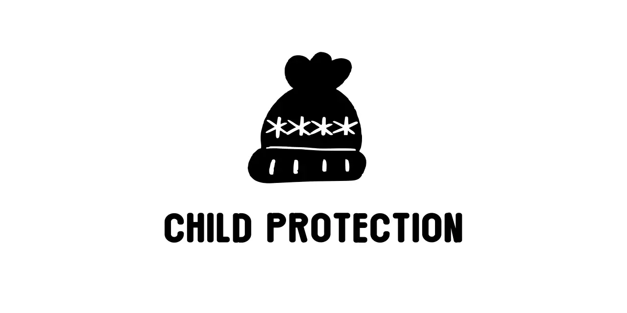 귀여운 뜨개 모자 일러스트의 캠페인 로고