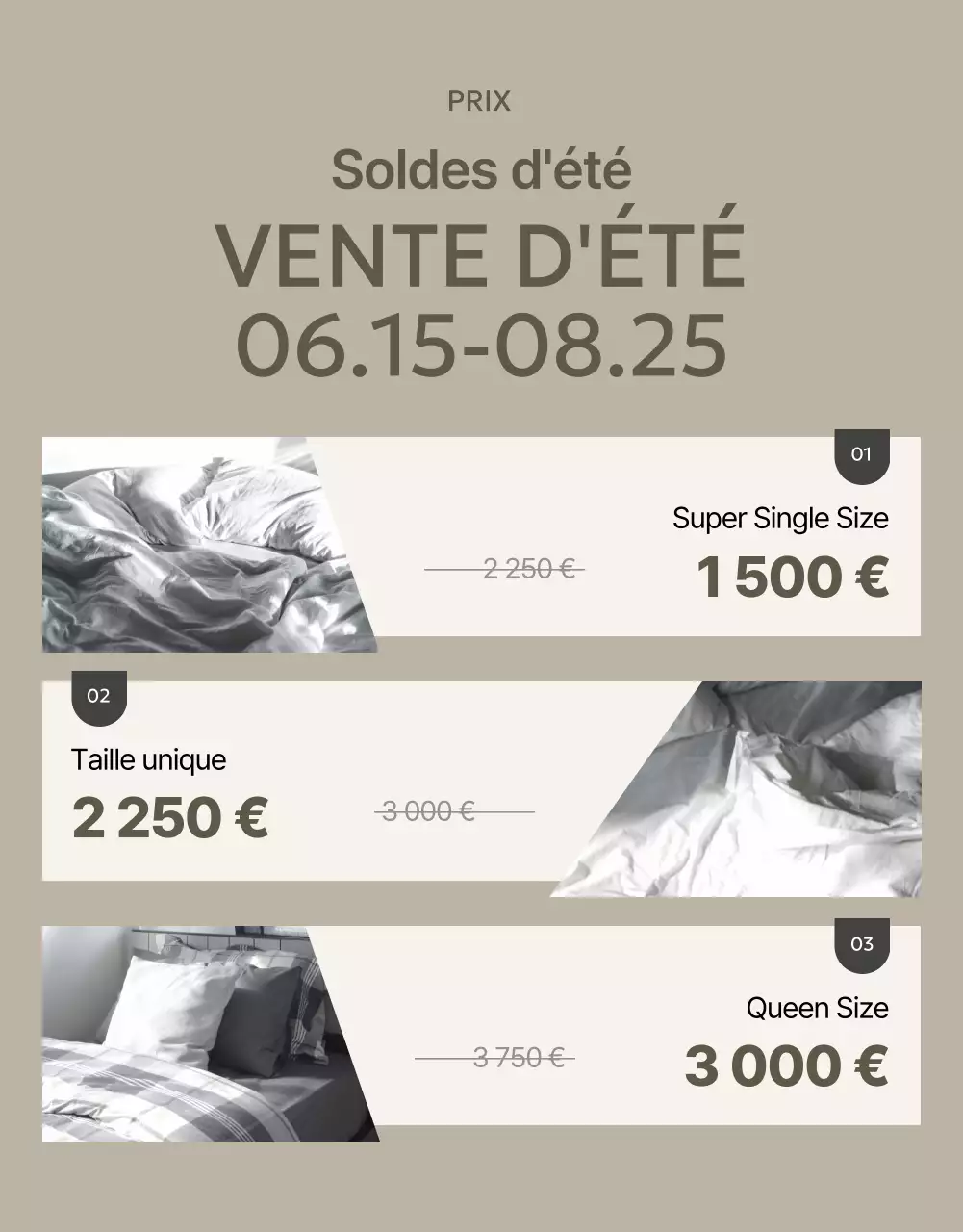 Introduction aux couvertures rafraîchissantes modernes en beige et ivoire