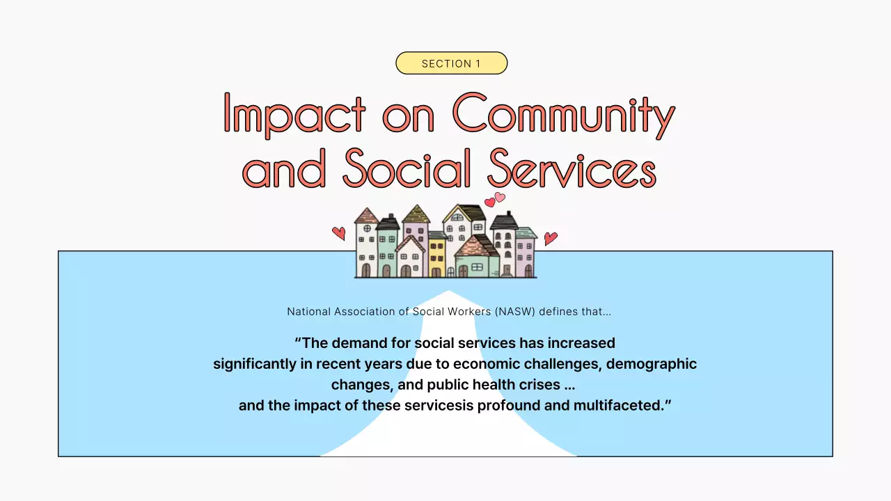 블루 심플 자원봉사자 프로모션 프레젠테이션