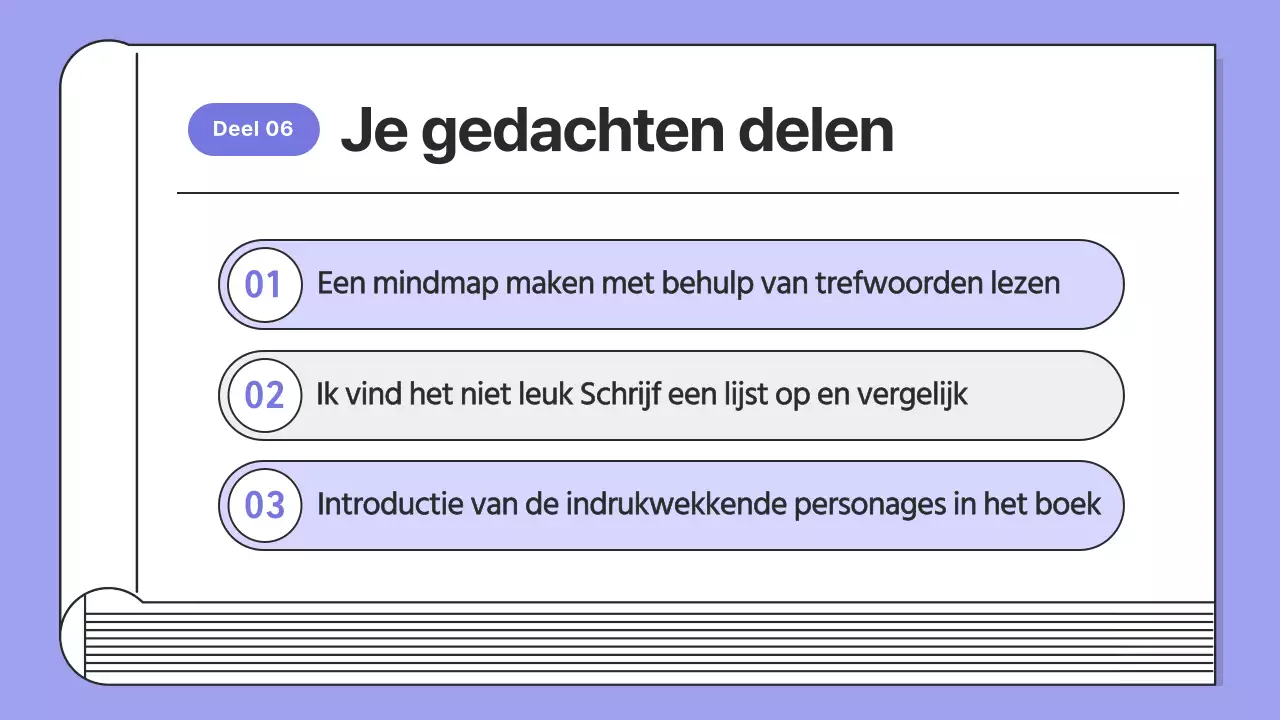 Eenvoudige leeslessen in paars en zwart