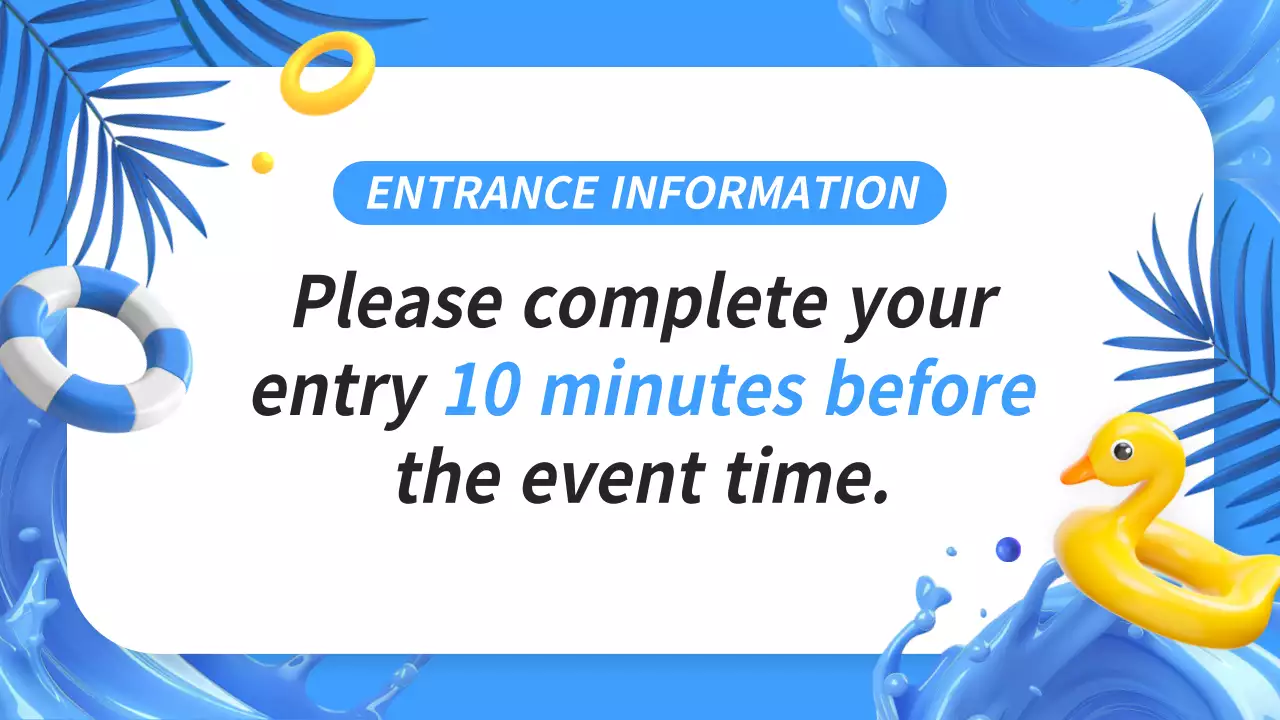 Blue Trendy Summer Announcement Presentation