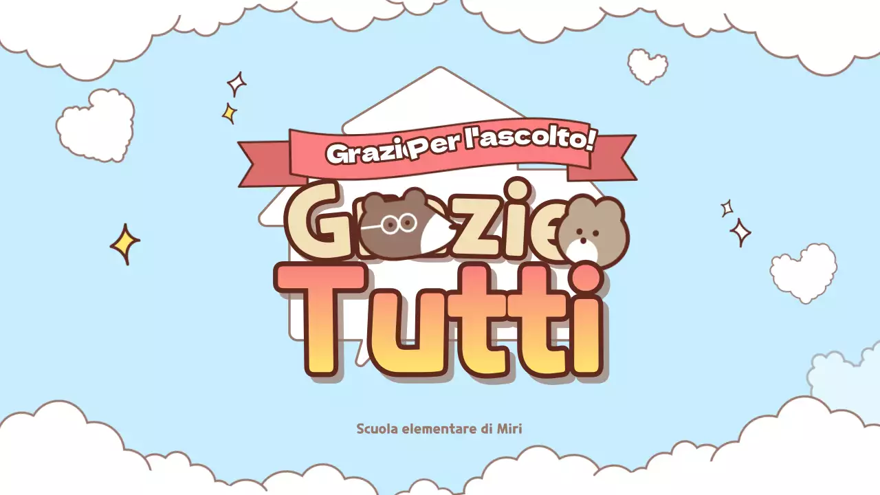 Materiale didattico introduttivo di colore azzurro e rosa, molto carino