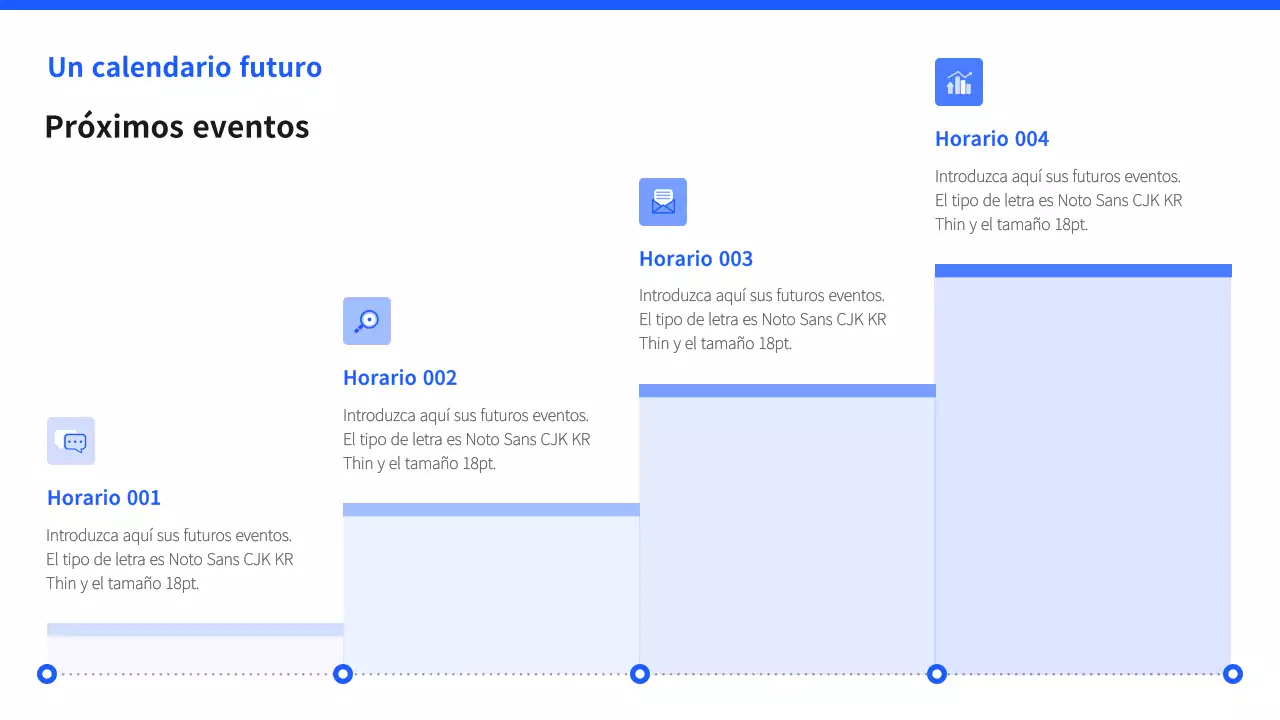 Material sencillo de formación de profesores en azul y negro