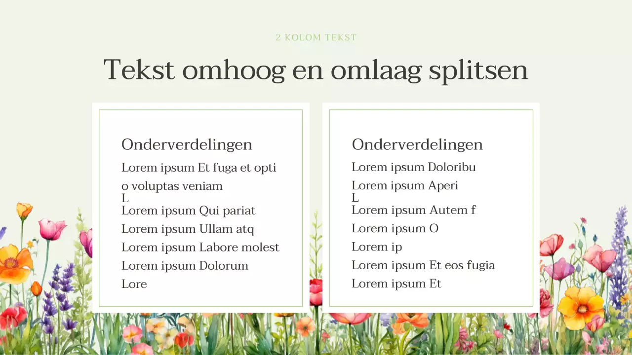 Luxueuze zomerbloemen in chartreuse presentatie